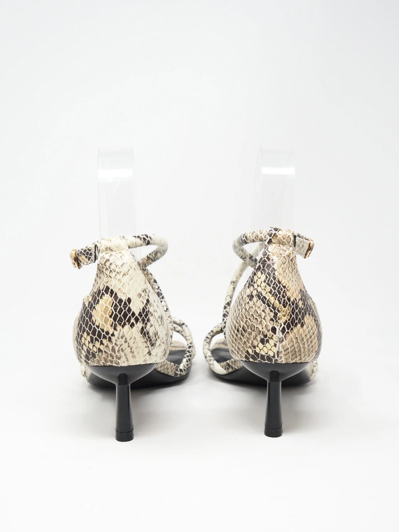 Sandali maculati con fascette - immagine 9