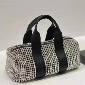 Borsa di strass a forma di bauletto