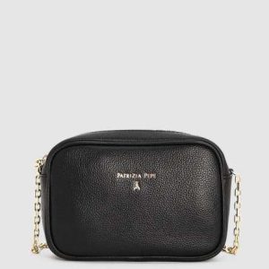 Borsa con tracolla in pelle Nera
