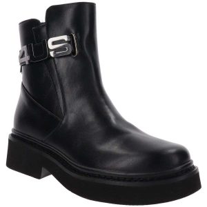 4US 4US007 stivaletti donna con logo