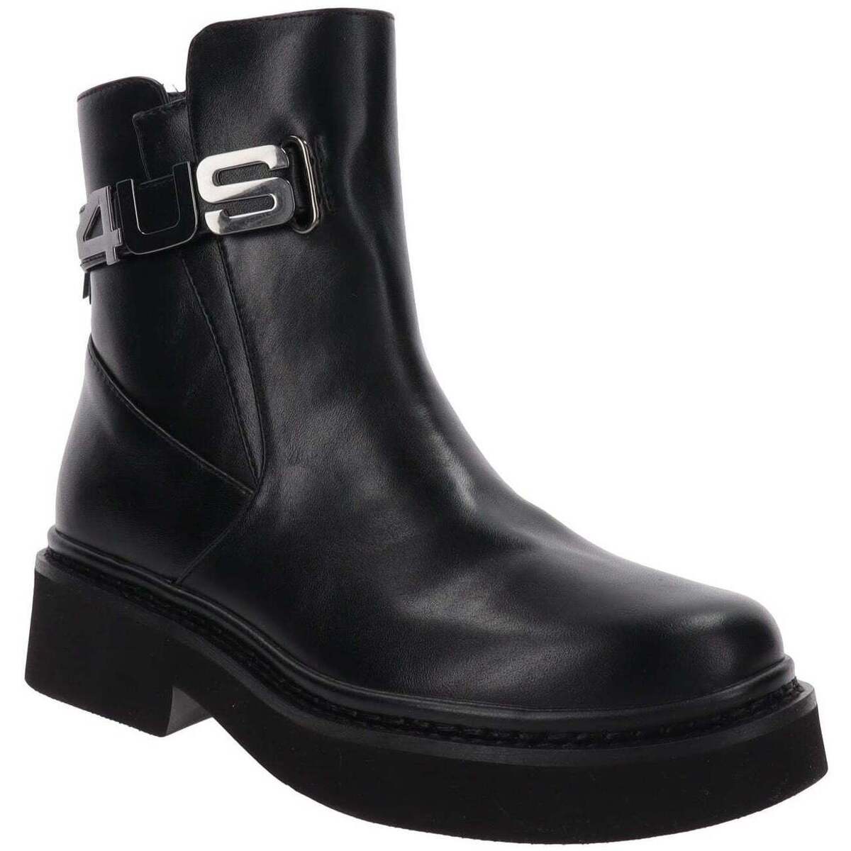 4US 4US007 stivaletti donna con logo - immagine 2