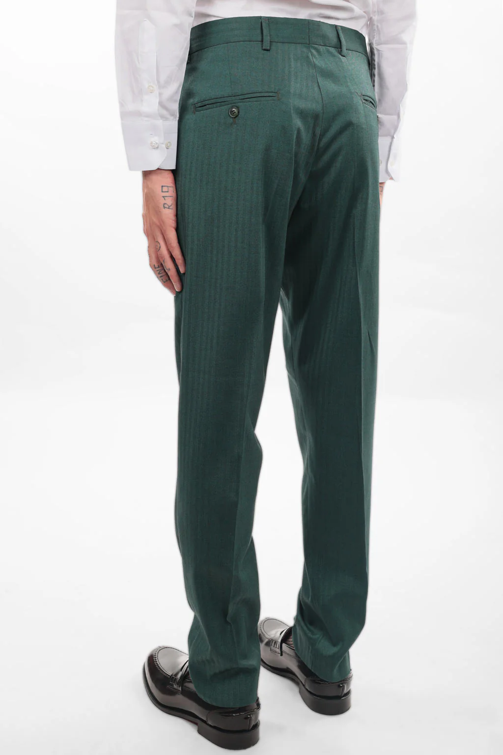 Pantalone spigato classico da abito - immagine 9