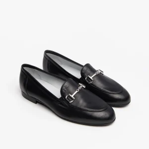 Nero Giardini E218212D mocassini donna in pelle nero