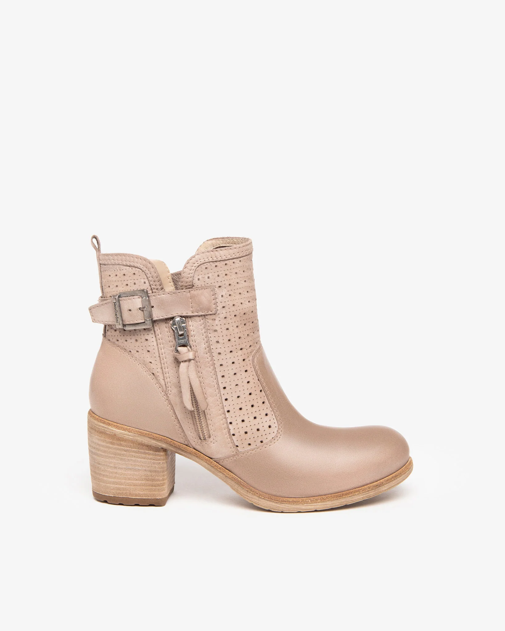 Nero Giardini E306332D stivaletti donna in pelle torba - immagine 2