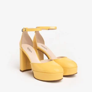 NERO GIARDINI E307060DE DECOLLETE DONNA IN VERNICE SOLE