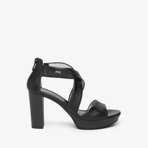 Nero Giardini E307500D sandali donna in pelle nero