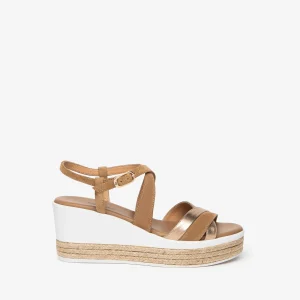 Nero Giardini E307710D sandali donna in suede e pelle sandalo