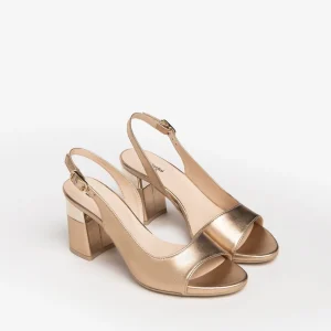 NERO GIARDINI E312862DE SANDALODONNA IN PELLE CREMA