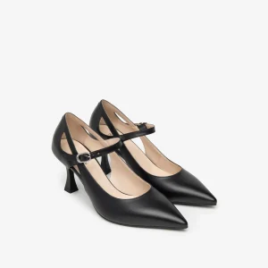 Nero Giardini E409330DE Décolleté donna in pelle nero