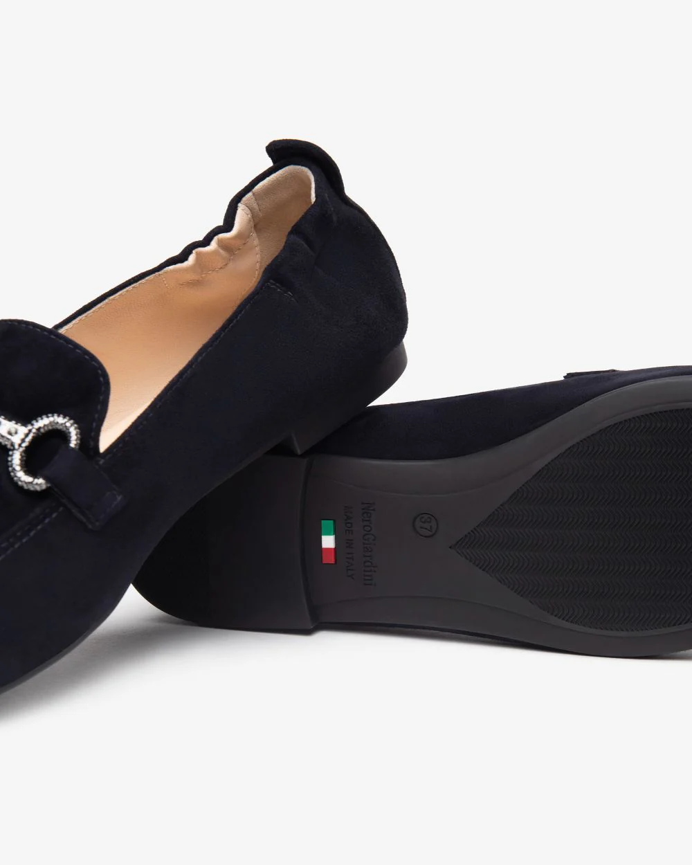 Nero Giardini E512620D Mocassini Donna in Suede blù - immagine 6