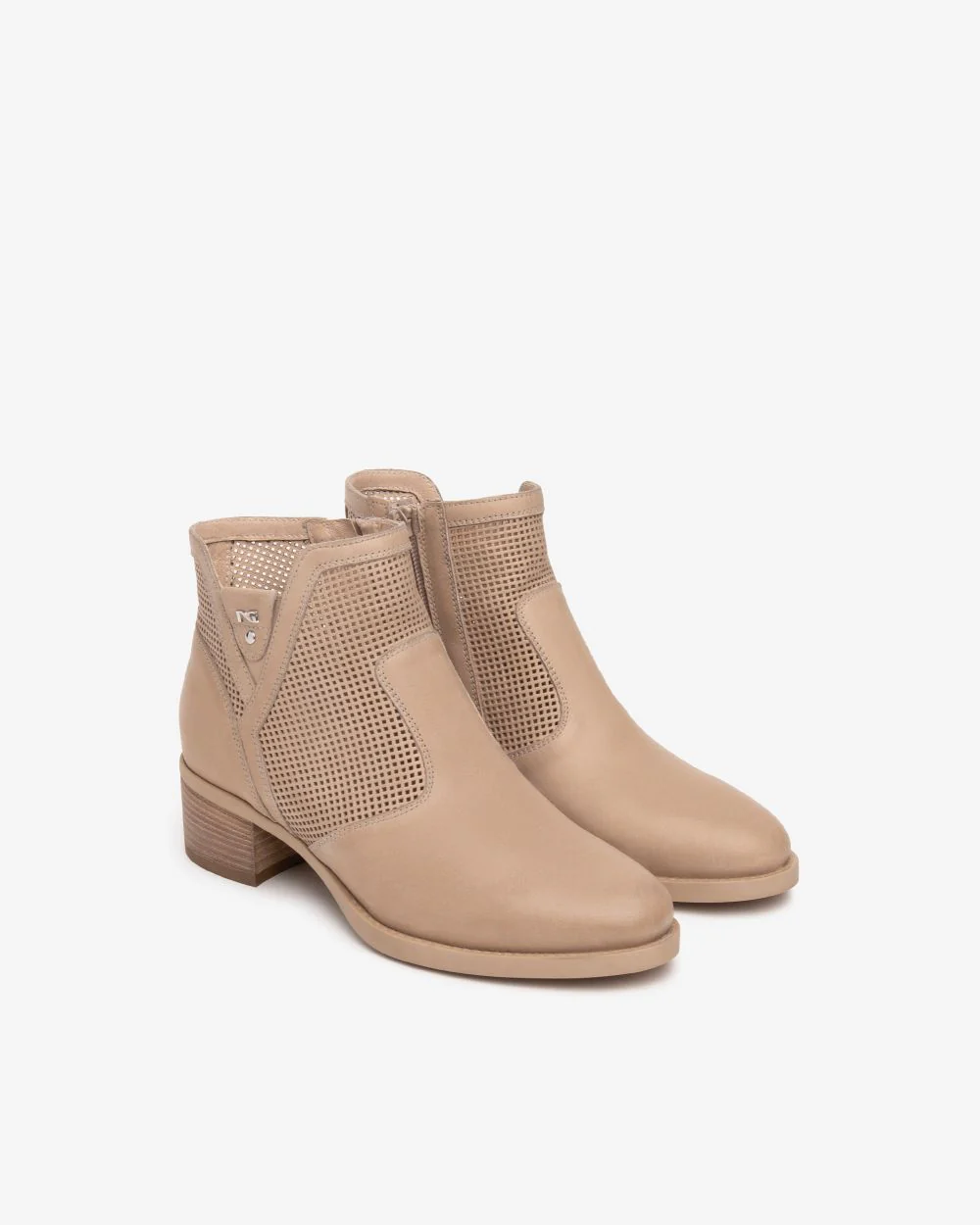 Nero Giardini E512660D Tronchetti Donna in Pelle champagne - immagine 3