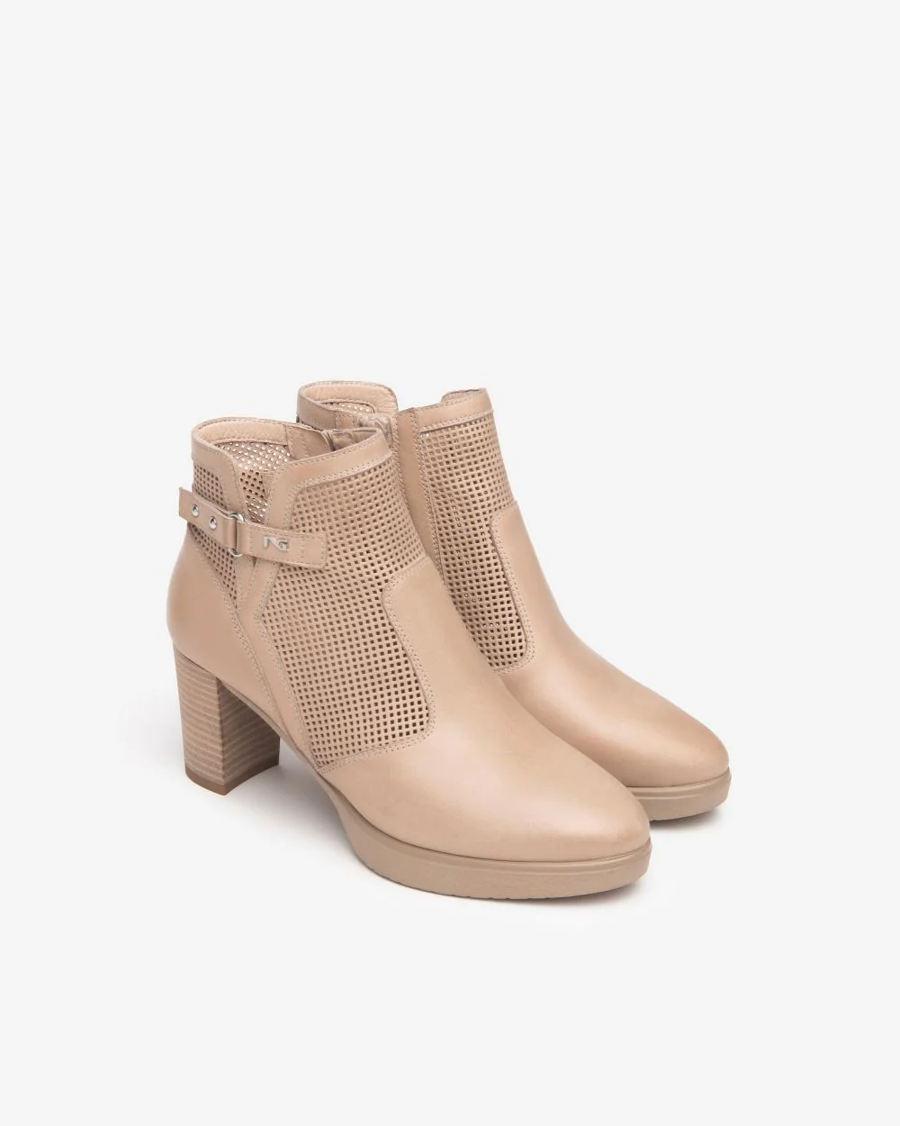 Nero Giardini E512670D Tronchetti Donna in Pelle champagne - immagine 3