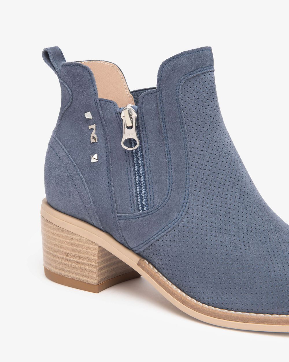 Nero Giardini E512701D Tronchetti Donna in Suede avio - immagine 5