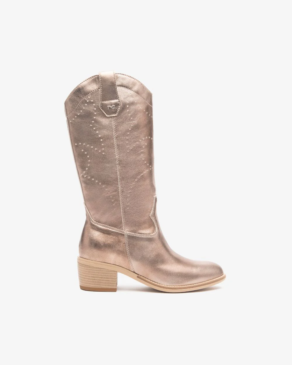 Nero Giardini E512706D Stivali Donna in Pelle tortora - immagine 2