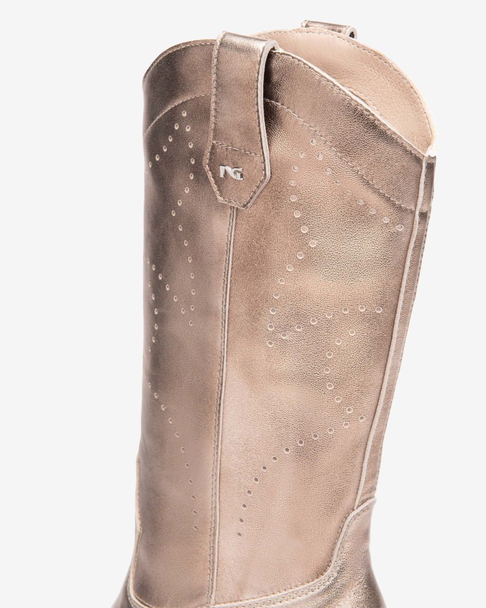 Nero Giardini E512706D Stivali Donna in Pelle tortora - immagine 5