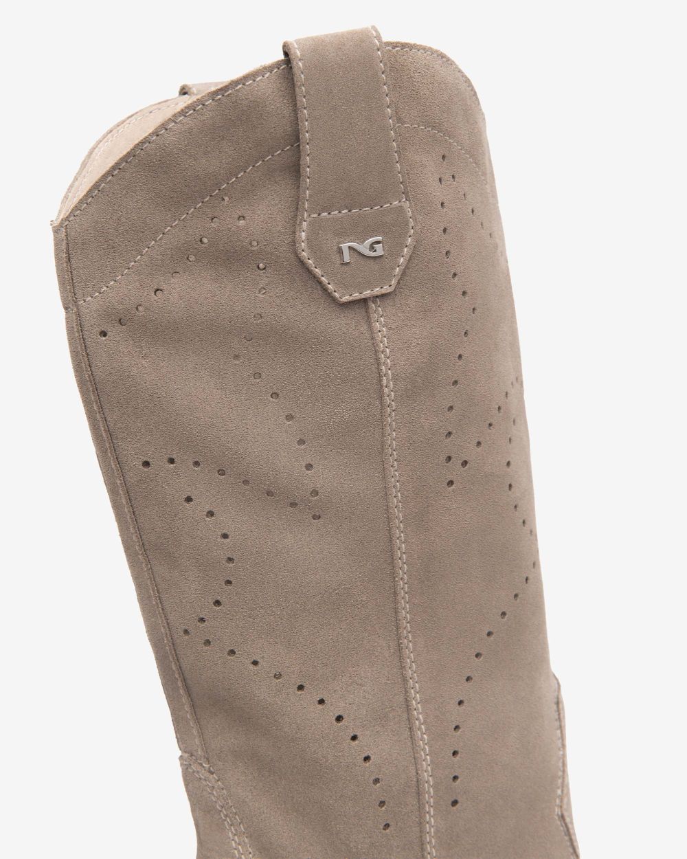 Nero Giardini E512707D Stivali Donna in Suede creta - immagine 6