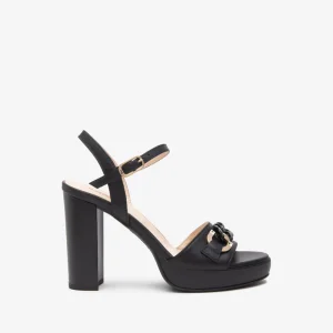 Nero Giardini E513350D Sandali Donna in Pelle nero