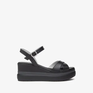 Nero Giardini E513510D Sandali Donna in Pelle nero