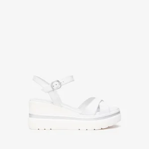 Nero Giardini E513510D Sandali Donna in Pelle bianco