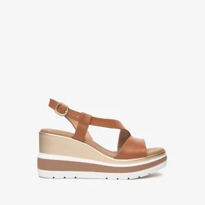 Nero Giardini E513520D Sandali Donna in Pelle cognac