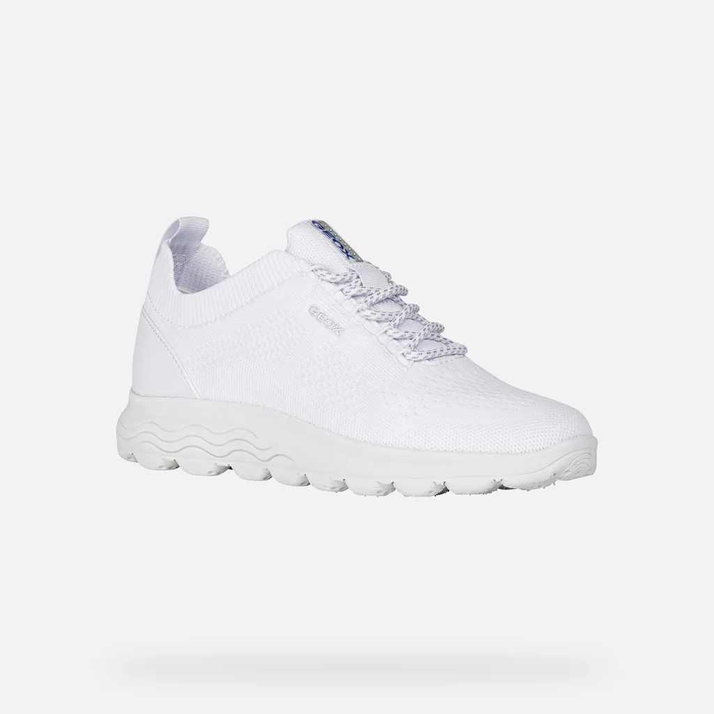 Geox D15NUA 0006K sneakers in tessuto spherica donna bianco - immagine 3