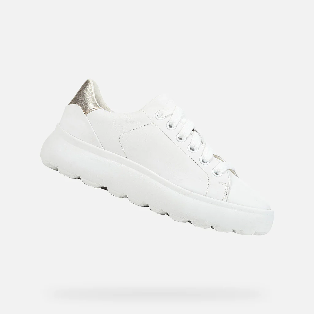 Geox D35TCB 085Y2 sneakers spherica donna ec4.1 white/gold - immagine 8