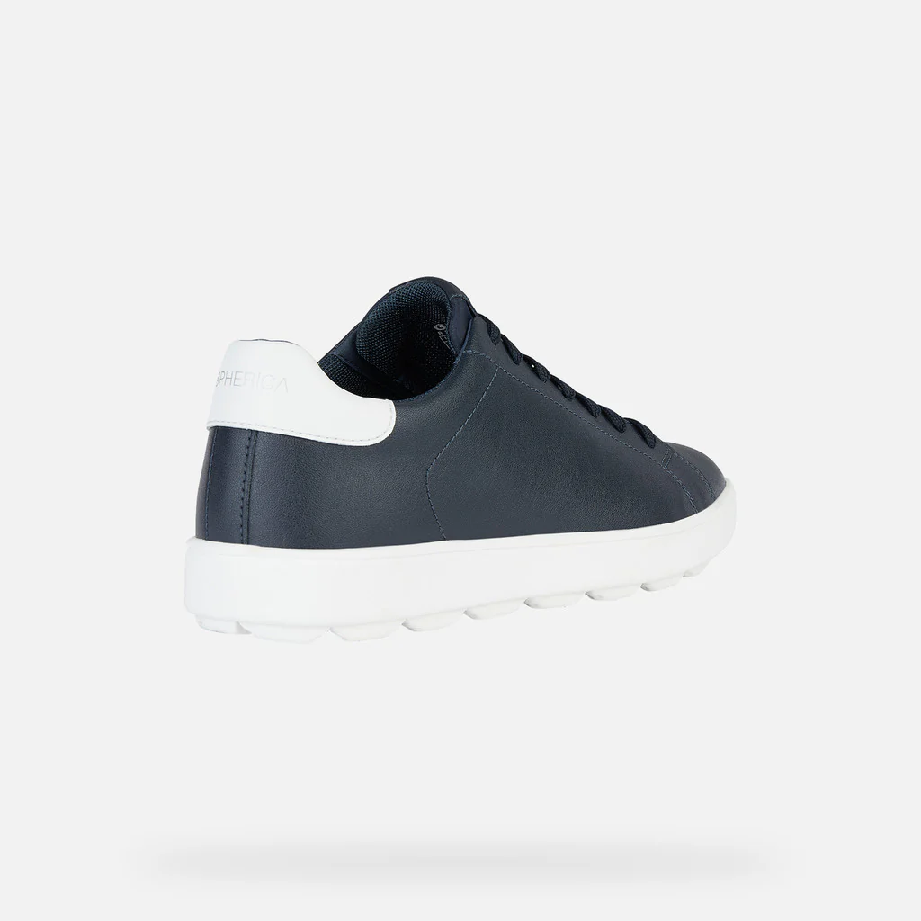 Geox U45GPA 0009B sneakers sperica ecub-1 da uomo blù navy - immagine 5