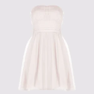 ABITO CORTO IN GEORGETTE ROSA PASTELLO