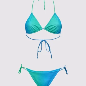 Bikini Azzurro - Triangolo e Slip regolabili - F**K - SW1850X82