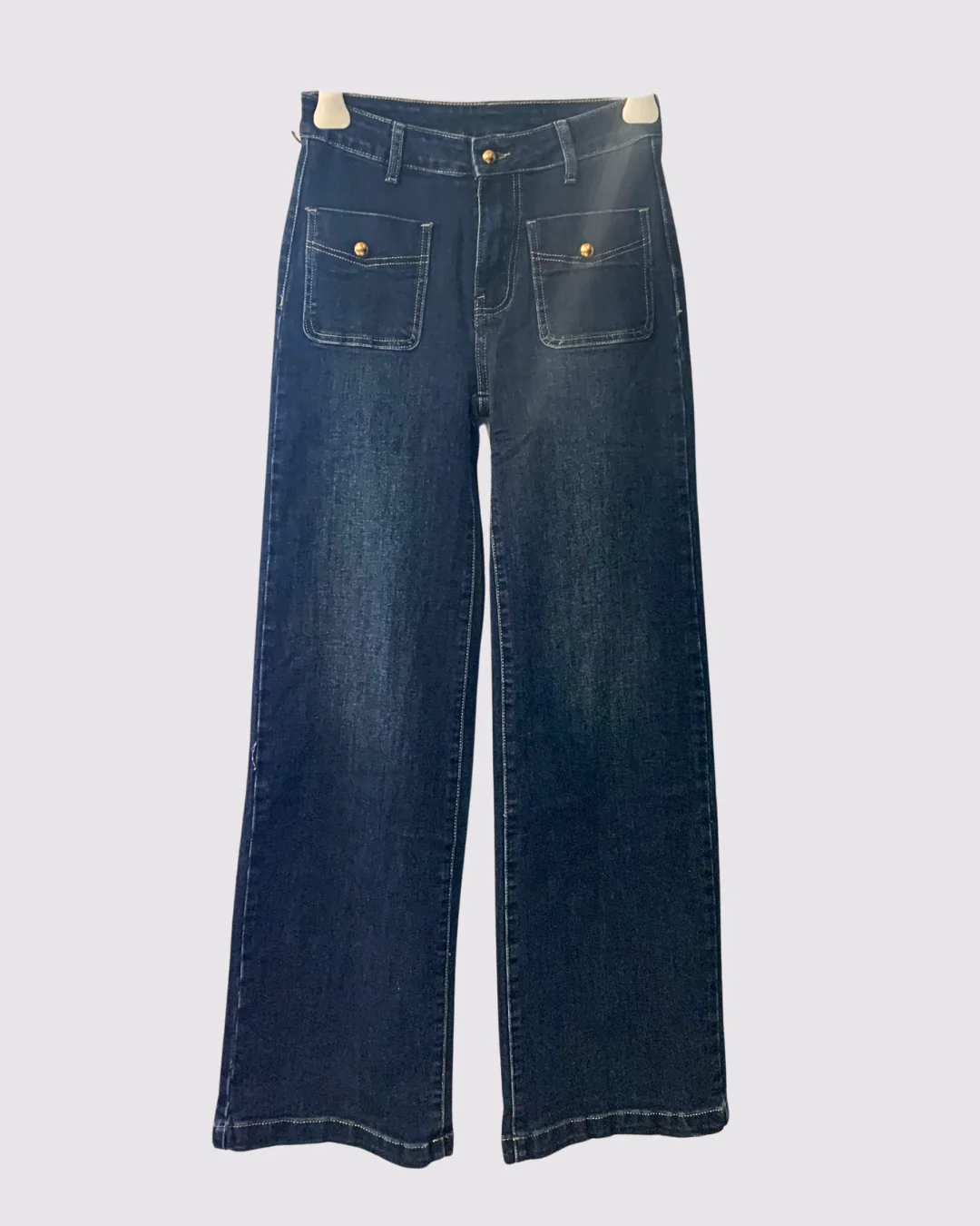 Jeans con taschini - immagine 3