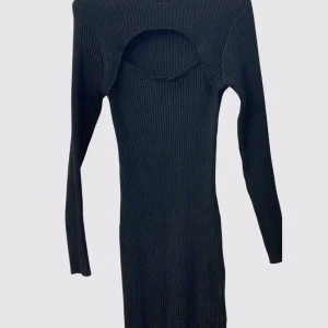 Abito a costine nero