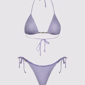 Bikini Triangolo con Slip Regolabile lilla - SW1100-LC