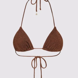 Triangolo Regolabile marrone lurex F**K - SW1130-BN