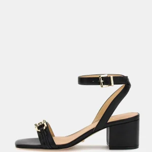 Guess FLJULALEA 03 sandalo ulala vera pelle nero