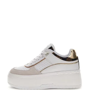 Guess FLPRID PEL12 sneakers in pelle white