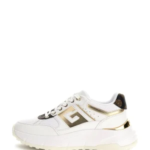 Guess FLTFON sneakers donna FONZI white/brown