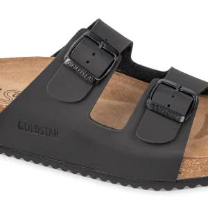 Goldstar GS1571 ciabatta donna doppia fascia startek nero