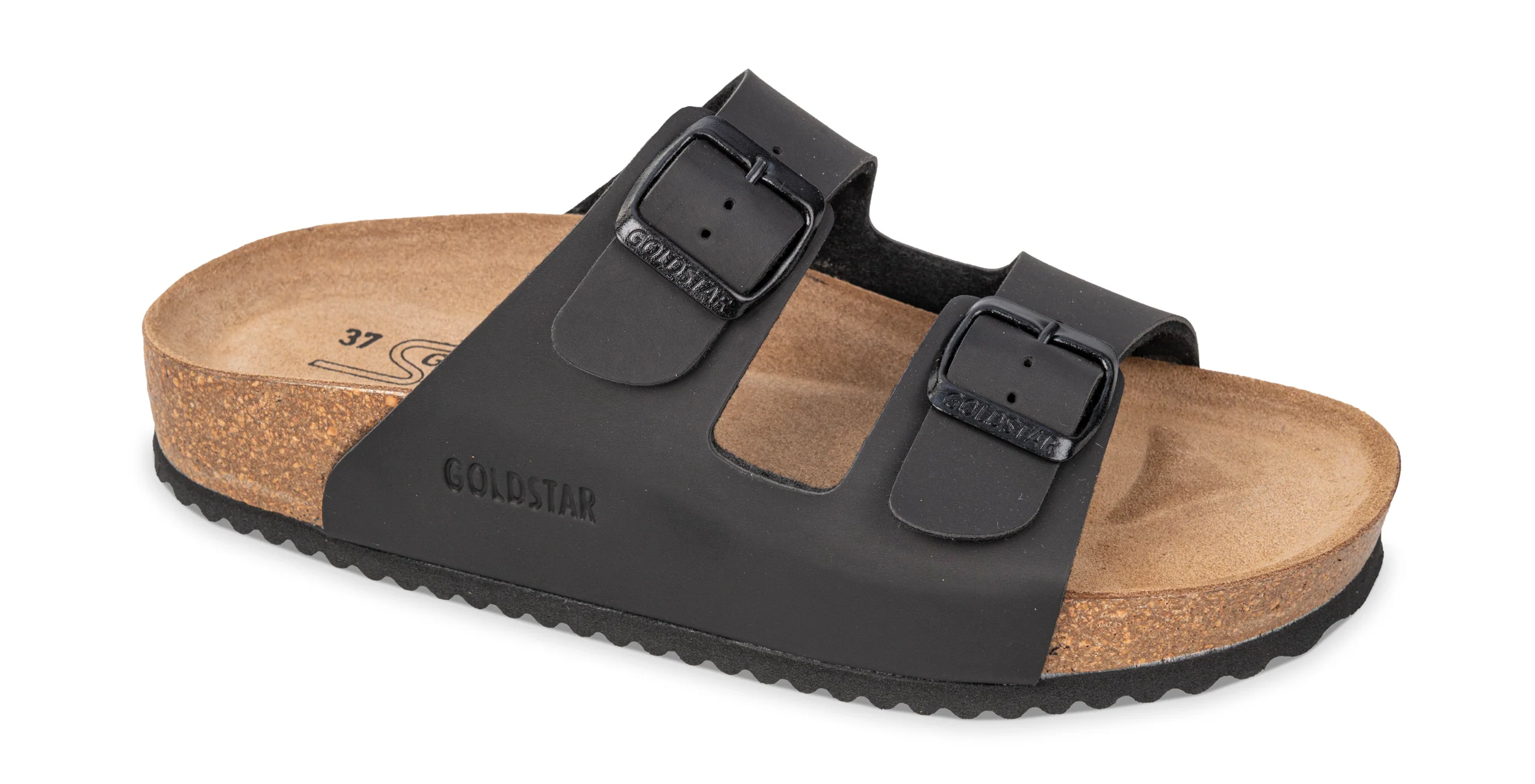 Goldstar GS1571 ciabatta donna doppia fascia startek nero