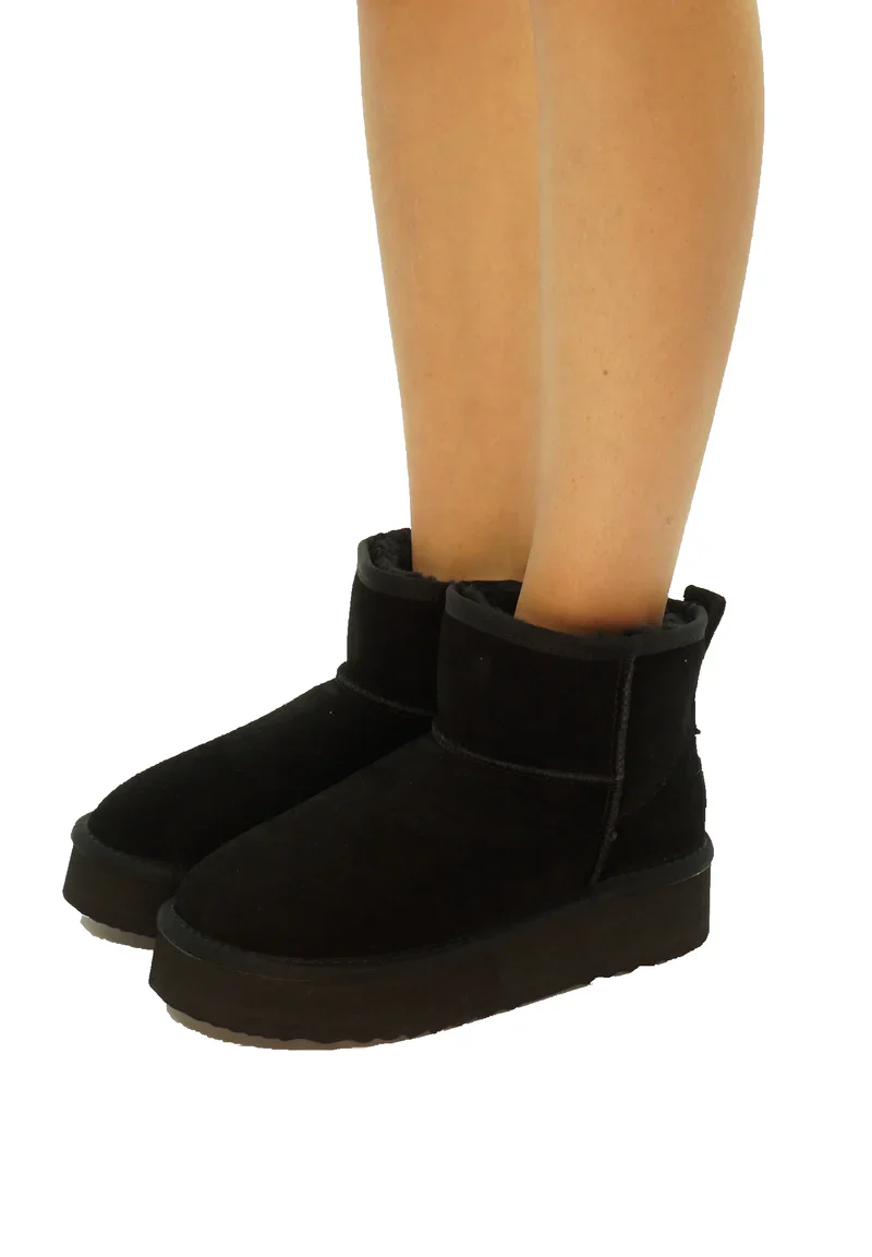 Gardini Spirit GS477 stivaletto donna Francine color nero in pelle scamosciata - immagine 3