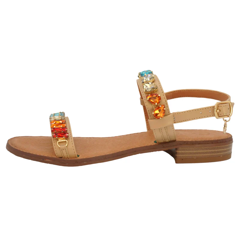 Gardini Spirit GS485 sandali gioiello beige Sophia