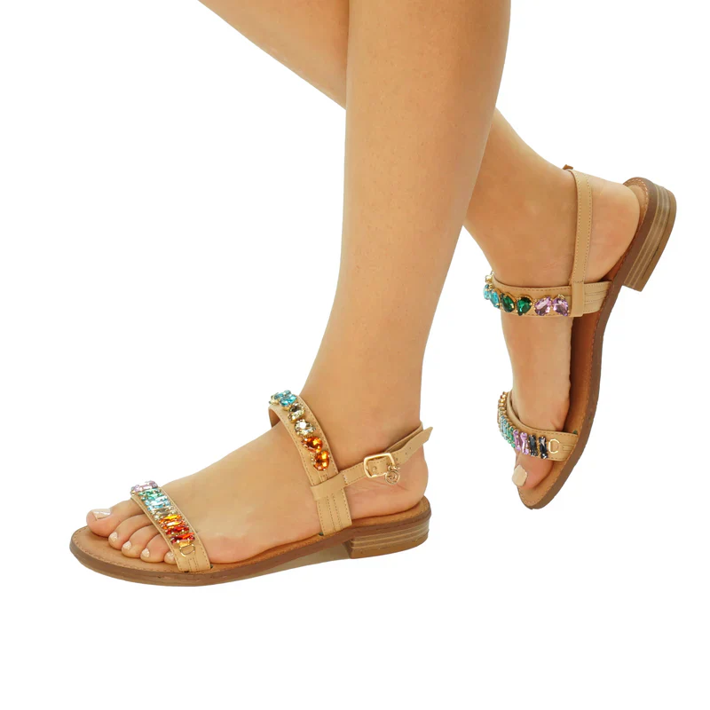 Gardini Spirit GS485 sandali gioiello beige Sophia - immagine 3