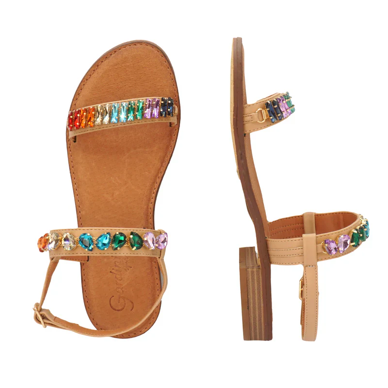 Gardini Spirit GS485 sandali gioiello beige Sophia - immagine 4