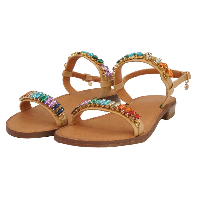 Gardini Spirit GS485 sandali gioiello beige Sophia - immagine 5