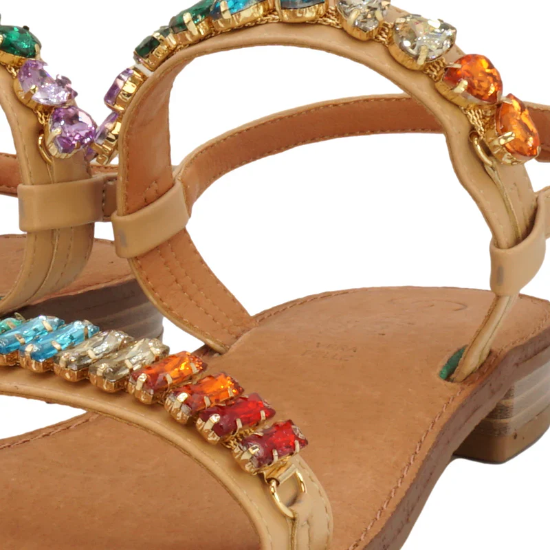 Gardini Spirit GS485 sandali gioiello beige Sophia - immagine 6