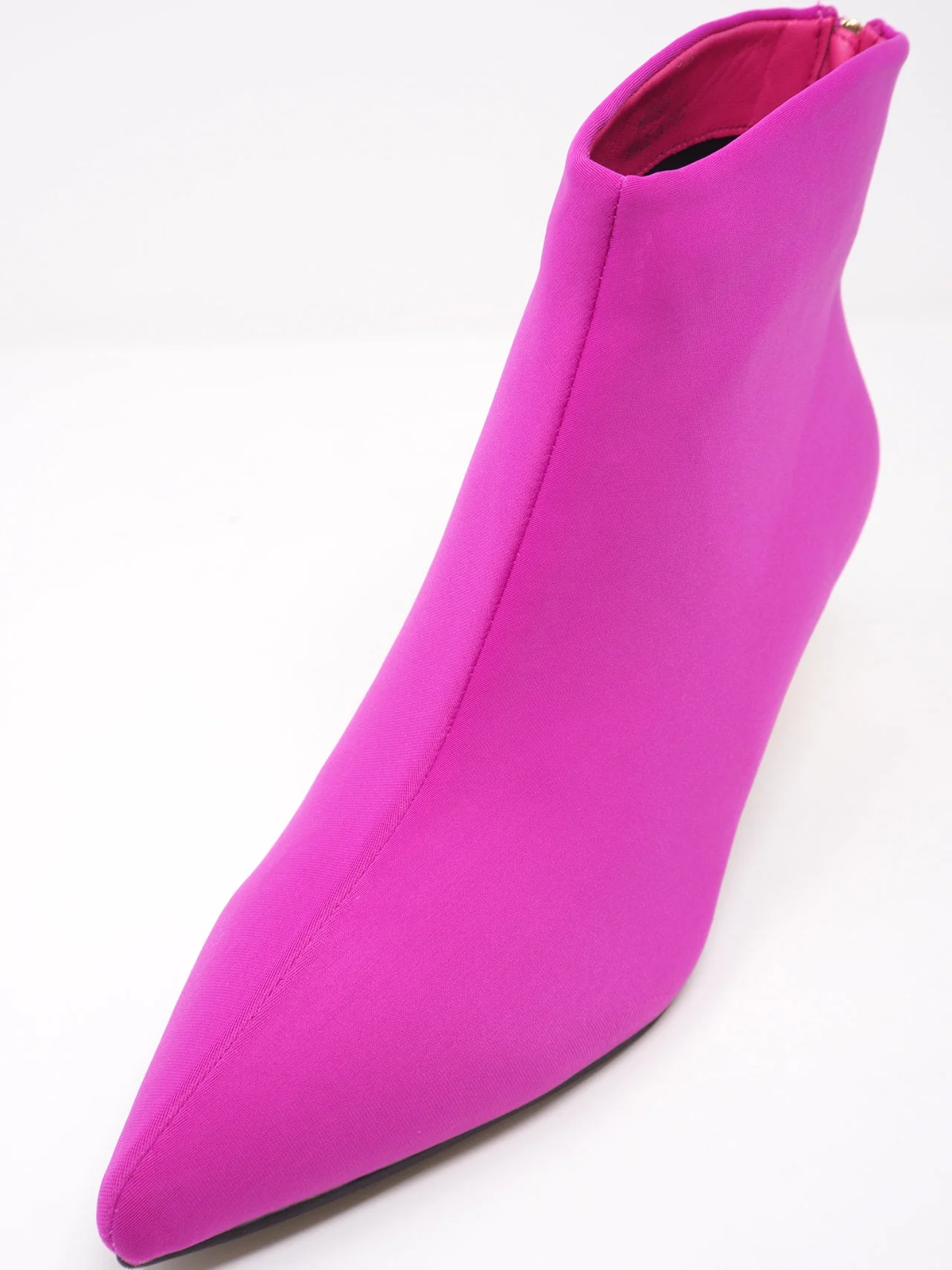 Tronchetti in tessuto con tacco oro - immagine 8