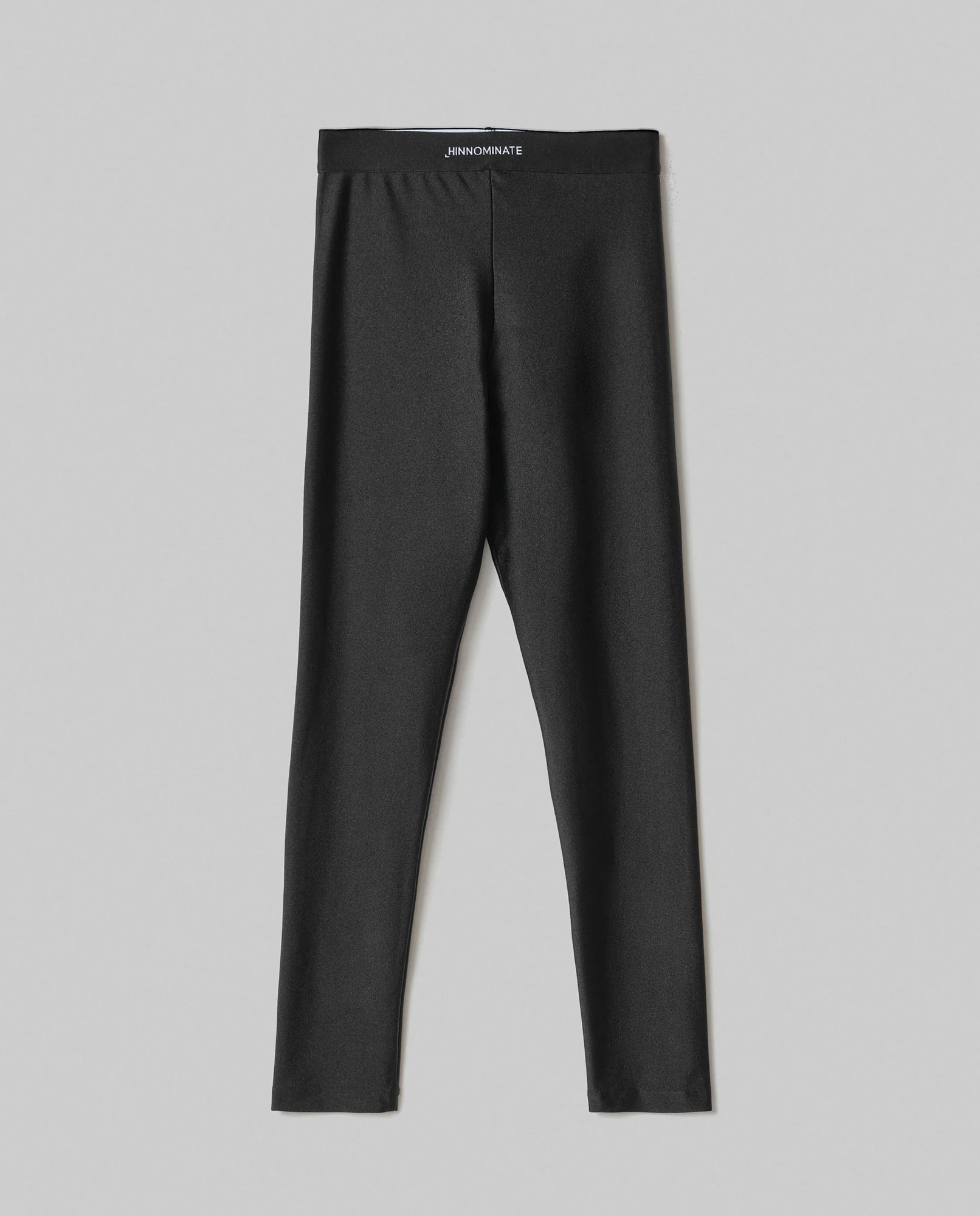 Leggings in lycra lucida con elastico logato nero - HINNOMINATE - immagine 2
