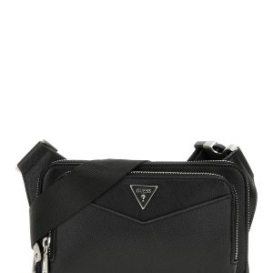 Guess HMSISA P5114 borsellino uomo a tracolla in tessuto black