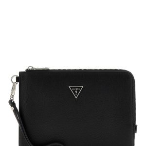 Guess HMTOSA P4255 pochette uomo in tessuto black