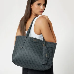 Guess HWEBG8 39023 Shopper Eco Brenton 4G Logo coal logo