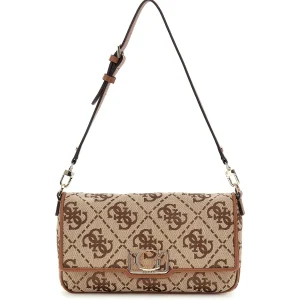 Guess HWJO96 42190 borsa donna latte logo